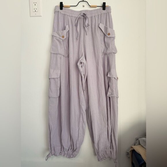 Free People Crafted Cargo Pants size S - Picture 2 of 8